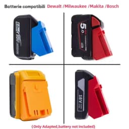 for Stacyc Batteries Adapter to Dewalt for Makita for Milwaukee for BOSCH Batteries Adapter