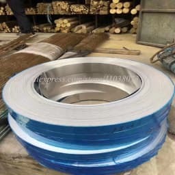 5Meters Aluminium Strip Sheet Thickness 0.05/0.1/0.2/0.3/0.4/0.5/0.6/0.8/1.0/1.2/1.5/2mm Coil Plate Width 10/15/20/30/40/50mm