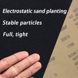 Silicon Carbide Sandpaper 60-20000Grit Waterproof Wet/Dry 230x280mm for Wood Metal Stone Surface High Performance Abrasive Sheet