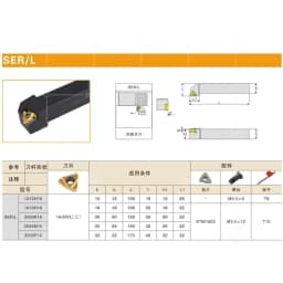 DESKAR 100% Original Threading Turning Tool Holder SER/L1010 1212 1616 2020 2525 CNC Lathe Thread Cutting Cutter Arbor For 16ER