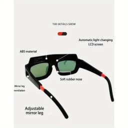 Anti-Glare Welding Glasses Automatic Darkening Welding Mask Eye Protection Welding Goggles Welder Eye Protection Goggles Tools