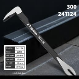 Nail Puller Cats Paw Nail Remover Multifunctional Crowbar Tool Steel Nail Extractor for Home Woodworking Tools