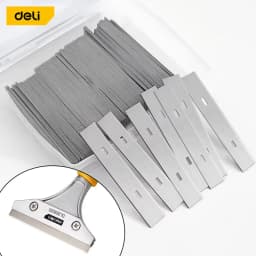100/50/20/10Pcs Floor Tile Shovel Scraper Blade Replacement Refined Remove Stains Silver 100*18mm Accessories Ceramic Cleaning 