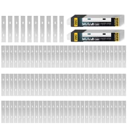 100/50/20/10Pcs Floor Tile Shovel Scraper Blade Replacement Refined Remove Stains Silver 100*18mm Accessories Ceramic Cleaning 