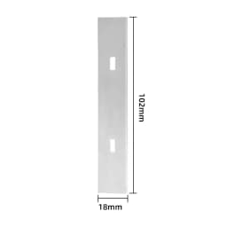 100/50/20/10Pcs Floor Tile Shovel Scraper Blade Replacement Refined Remove Stains Silver 100*18mm Accessories Ceramic Cleaning 