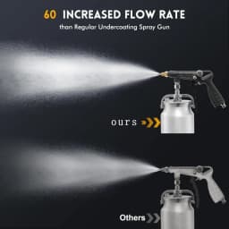 Automotive Chassis Armor Glue Spray Gun DO-15 Pneumatic Anti Rust Gun With Particle Spray Gun