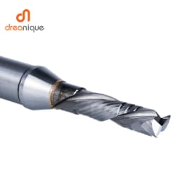 Dreanique 1pc Composite Flute with ChipBreaker Carbide Milling Cutter For Hard Wood Laminated Panel,TCT Compression Router Bit