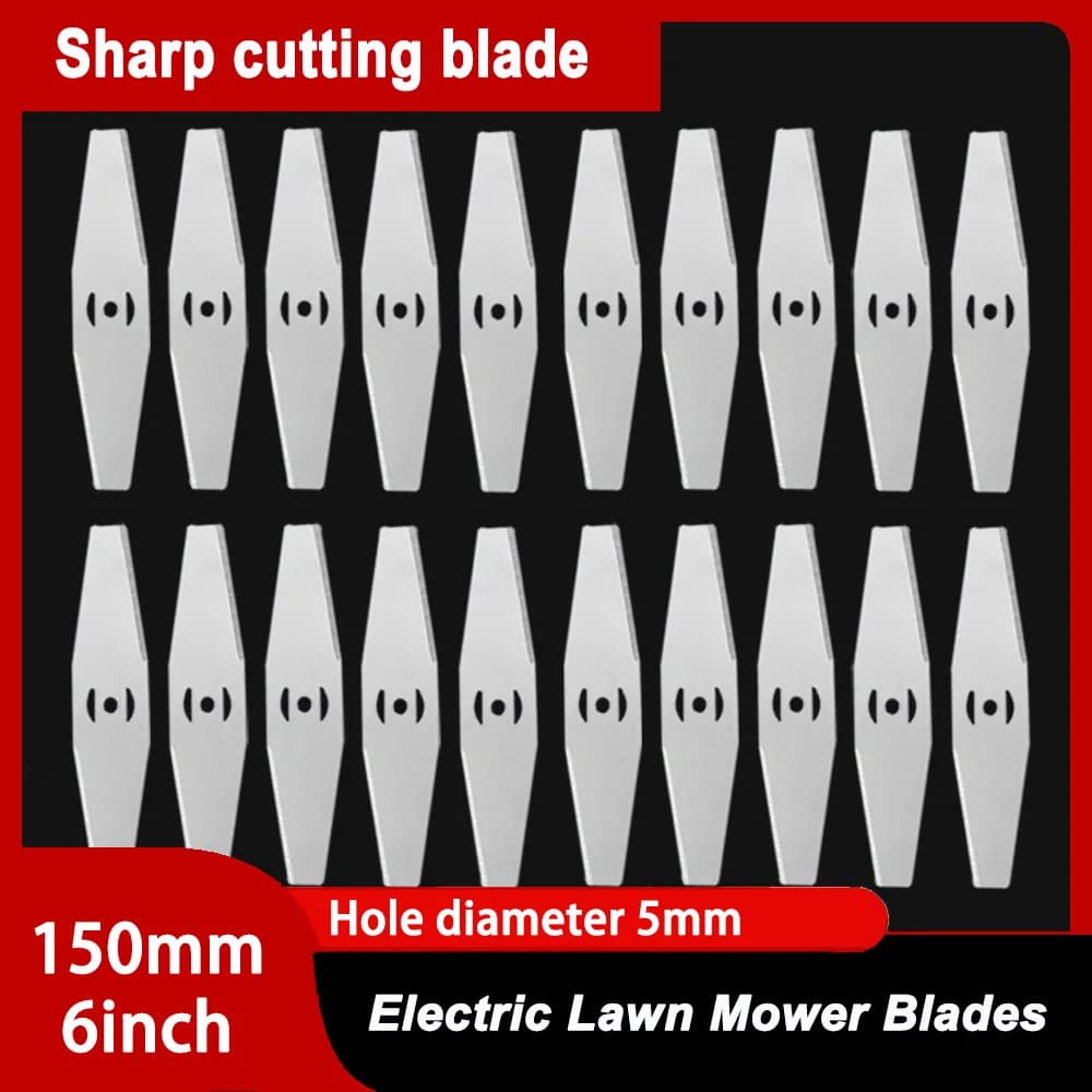 150mm Metal Grass Trimmer Head Replacement Saw Blades for Cordless Battery Lawn Mowers Home Garden Power Tools Grass Trimmers