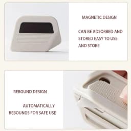 New Portable Ceramic Parcel Opener Automatic Rebound Unpacking Tool Magnetic Package Openers Anti-stick Seal Package Breaker