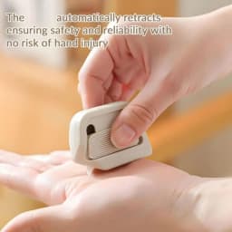 New Portable Ceramic Parcel Opener Automatic Rebound Unpacking Tool Magnetic Package Openers Anti-stick Seal Package Breaker
