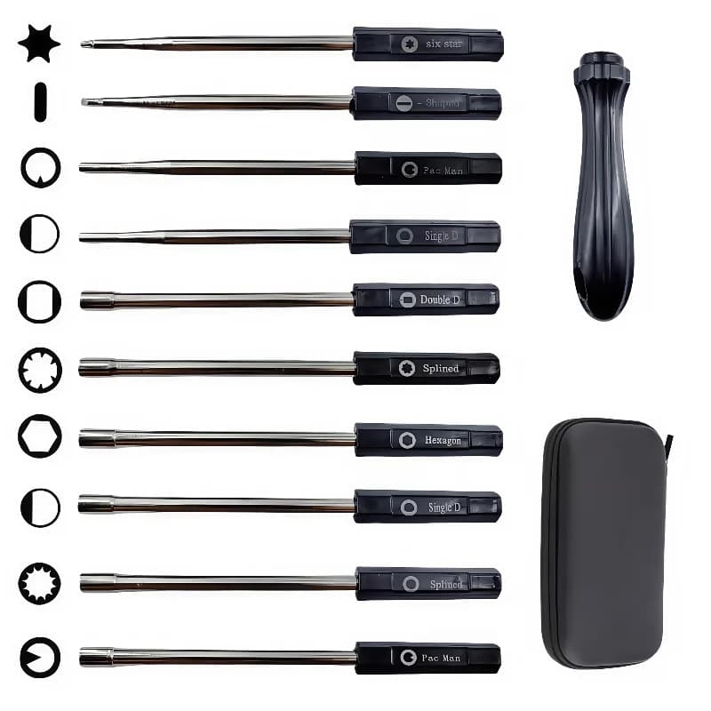 10-Piece Carburetor Adjustment Tool Kit for 2-Cycle Engines – Compatible with Husqvarna, Stihl, Echo Chainsaws & Trimmers