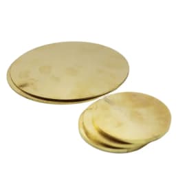 Brass Sheet Round Solid Disc Yellow Plate