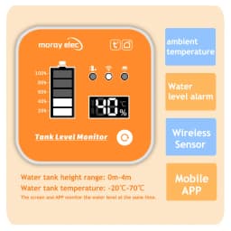 Moray ME202R 5m 433MHz Submersible High Accuracy Remote Alarm LED Temperature Display WIFI Tank Level Sensor