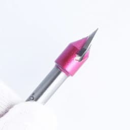 60-Degree 6MM Router Bits 10mm Cutting Diameter Shank Cutting Tool V Groove Bit Hole Opener Cutting Dia CNC V Bit