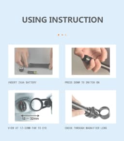 Pet Vet Veterinary Dog Cat Horse Eye Check Cataract Cornea Eyelid Sclera Iris Slitlamp Portable Handheld Slit Lamp Magnifier