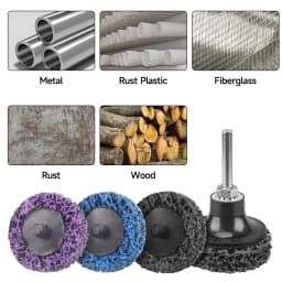 31Pcs 2" Quick Change Strip Disc with 1/4 Inch Holder for Die Grinder Surface Prep Strip Grind Polish Burr Rust Paint Removal