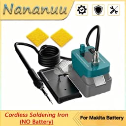 Nananuu Cordless Soldering lron Tool 300-510 Adjustment Fast Heating 60W PCB Soldering Tool For Makita 14.4V-18V Battery
