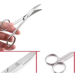 10cm/11.5cm/13cm/14cm/16 cm Animal Veterinary Vet Medical Stainless Steel Surgical Scissors Straight curved Tip Haircut Scissors