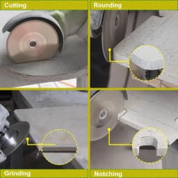 M14 M10 Diamond Grinding Wheel Saw Blade Cutting Disc For Sharpener Porcelain Tile Marble Granite Diameter 80 100mm Angle 1 PC