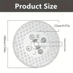 M14 M10 Diamond Grinding Wheel Saw Blade Cutting Disc For Sharpener Porcelain Tile Marble Granite Diameter 80 100mm Angle 1 PC