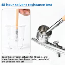 MS138 Airbrush Cleaning Brush for Gundam DIY Projects Clean Brush Hobby Model Building Tool Quick Clean Corrosion Resistance