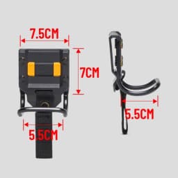 Durable Waist Bag Clip for TOUGHBUILT ClipTech Hubs Tool Pouch Belt Hook Wall Organizer for Construction, Work Gear