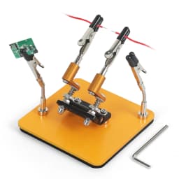 NEWACALOX Mini Welding Workbench Soldering Third Helping Hand Magnetic Flex Arm Custom Alligator Clips Electronic Repair Tools