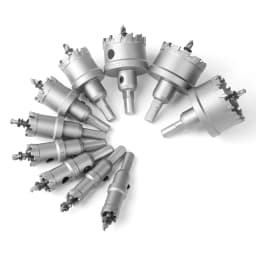 1 Pc 5A Carbide Tip TCT Drill Bit Hole Saw 12-150mm Drill Bit Set Hole Saw Cutter For Stainless Steel Metal Alloy Drilling