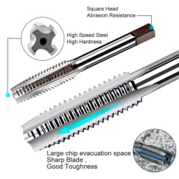 XCAN Thread Repair Kit M3 M4 M5 M6 M8 M10 M12 M14 Screw Thread Inserts For Restoring Damaged Threads Repair Tools Drill Bit