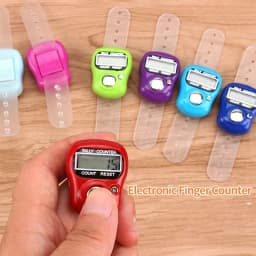 Mini Finger Counter Islamic Bead 5 Digital LED Electronic Handheld Tally Counter Clicker Counter Ring