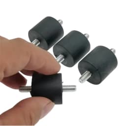 4Pcs M6/M8 Rubber Foot Pad Anti-Vibration Screw-Type Buffer for Air Rubber Vibration Mount Air Accessories