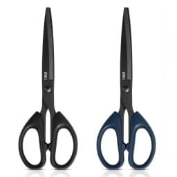 Deli 210/175mm Black Stainless Steel Scissors Business Office Stationery Home Tailor Shears Kitchen Knife Cutter Cutting Tool