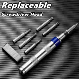 6 in 1 Impact Screwdriver Impact Drive Rusted Stuck Broken Fasteners Remover Screwdriver Set with Complete Specifications