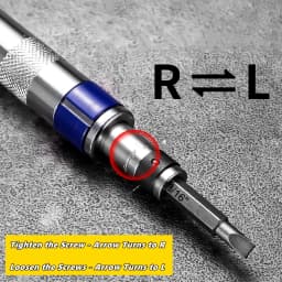 6 in 1 Impact Screwdriver Impact Drive Rusted Stuck Broken Fasteners Remover Screwdriver Set with Complete Specifications