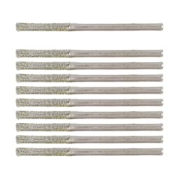 10PCS 0.8-2.5mm Diamond Drill Bits With 2.35mm Shank For Glass Jade Amber Jewelry Tile Stone Drilling
