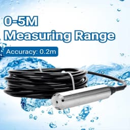 Level Sensor TL-136 Liquid Level Transmitter Water Level Sensor Detector 12-32VDC 4-20mA Signal Output Liquid Sensor