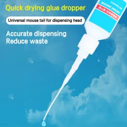 100Pcs 8/12CM Precision Glue Applicators For Crafts And Laboratory Dispensing Universal Dropper 502 Glue Extended Dotting Tube
