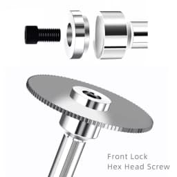Saw Milling Cutter Slitting Saw Arbor Blade Holder CNC Slotting Machining Metal Cutting Tool Front Rear Lock 5 6 8 10 13mm