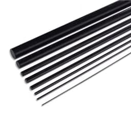 1-18mm Carbon Fiber Round Solids Rod High Strength Light Weight Shaft 250/500mmLength DIY Composite Accessory for Airplane Model
