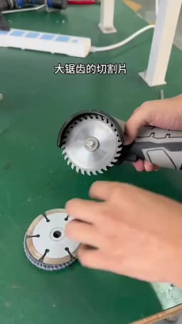 5Pcs 75x10mm (3Inch) Saw Blade Set TCT HSS Diamond Fiber Cutting Disc for Mini Angle Grinder, Wood Metal Tile Plastic Cutting Ci