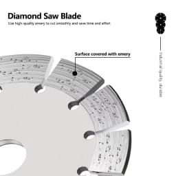 Mini Small Cutting Disc, Multi-Functional Small Ultra-Thin Woodworking Grinding and Cutting Metal, Stone and Tile 3-Inch Accesso