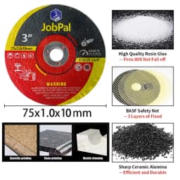 Mini Small Cutting Disc, Multi-Functional Small Ultra-Thin Woodworking Grinding and Cutting Metal, Stone and Tile 3-Inch Accesso