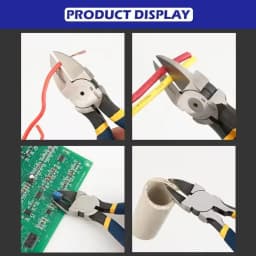 1pc Diagonal Cutting Pliers 5/6 Inch Wire Stripping Tool Side Cutter Cable Burrs Nipper Electricians DIY Repair Hand Tools