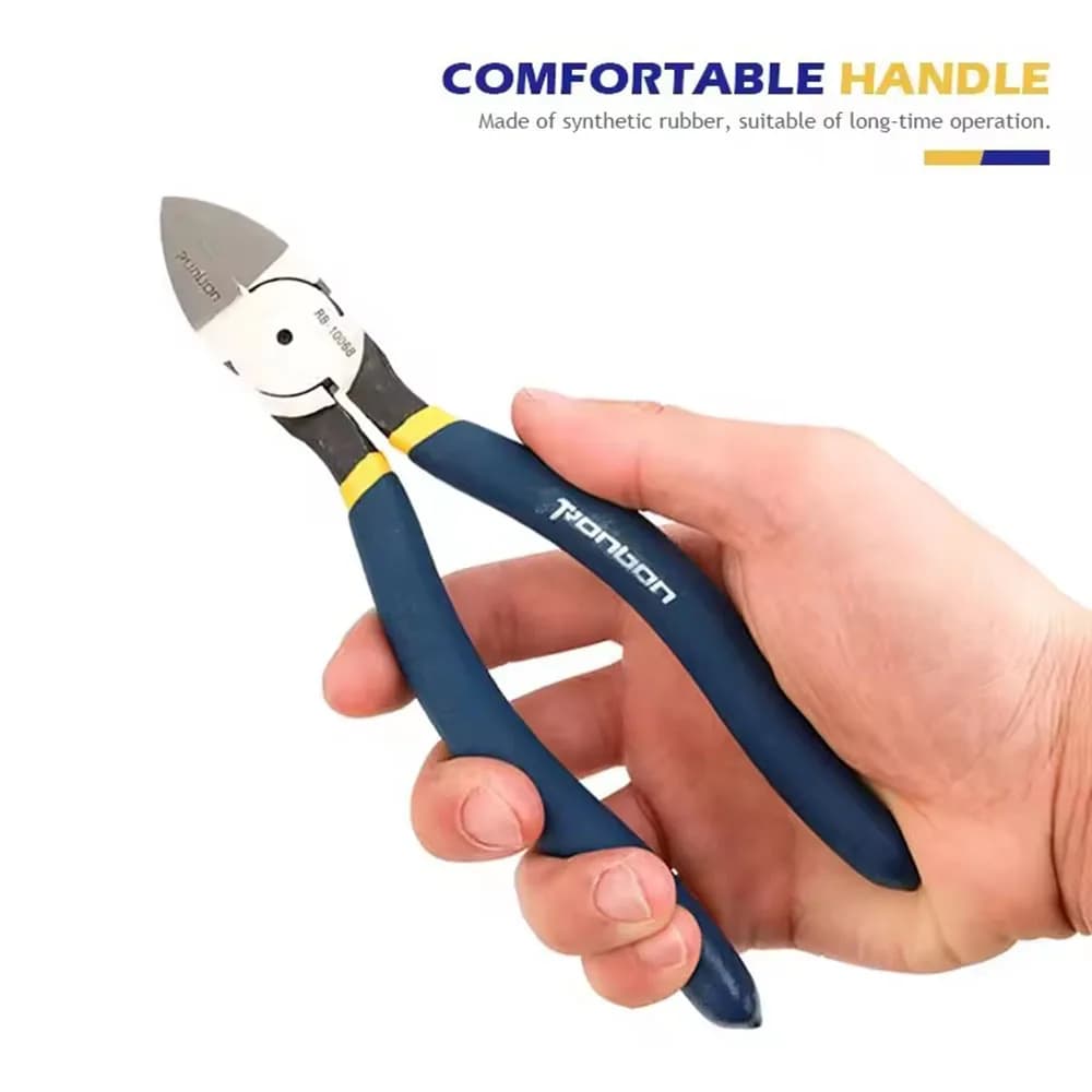 1pc Diagonal Cutting Pliers 5/6 Inch Wire Stripping Tool Side Cutter Cable Burrs Nipper Electricians DIY Repair Hand Tools