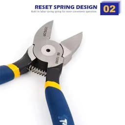 1pc Diagonal Cutting Pliers 5/6 Inch Wire Stripping Tool Side Cutter Cable Burrs Nipper Electricians DIY Repair Hand Tools