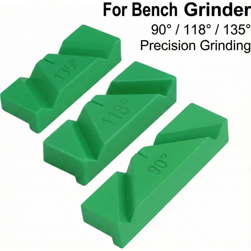 Drill Bit Sharpener Jig For Bench Grinder Precision Grinding Fixture 90 118 135 Degree Angle For Metal Woodworking DIY Tool