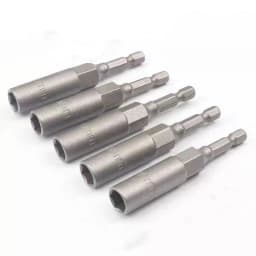 6/7/8/9/10/12/14mm Deepening Hexagonal Drill Sleeve Electric Nut Driver Drill Bit Set Impact Socket Adapter Wrench Power Tool