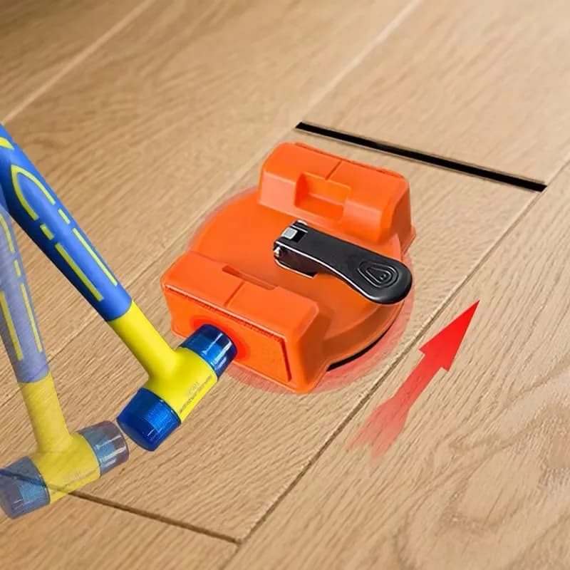 1pcs Wood Tile Vinyl Floor Crack Repair Tool Floor Gap Repair Suction Cup Tool Floor Gap Fixer Household Decoration Accessory