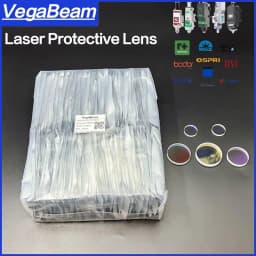 50 PCS Laser Protective Windows Lens 18x2 20x2 20x3 20x4 25x2 1064nm Optical Lens for Laser Handheld Welding Gun Protective Lens