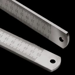 Dual-Purpose Stainless Steel Ruler -50cm / 20inch Professional Measuring Tool & Emergency Window-Breaking Lifesaver